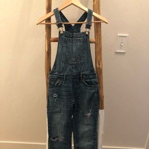 Kids Distressed Overalls